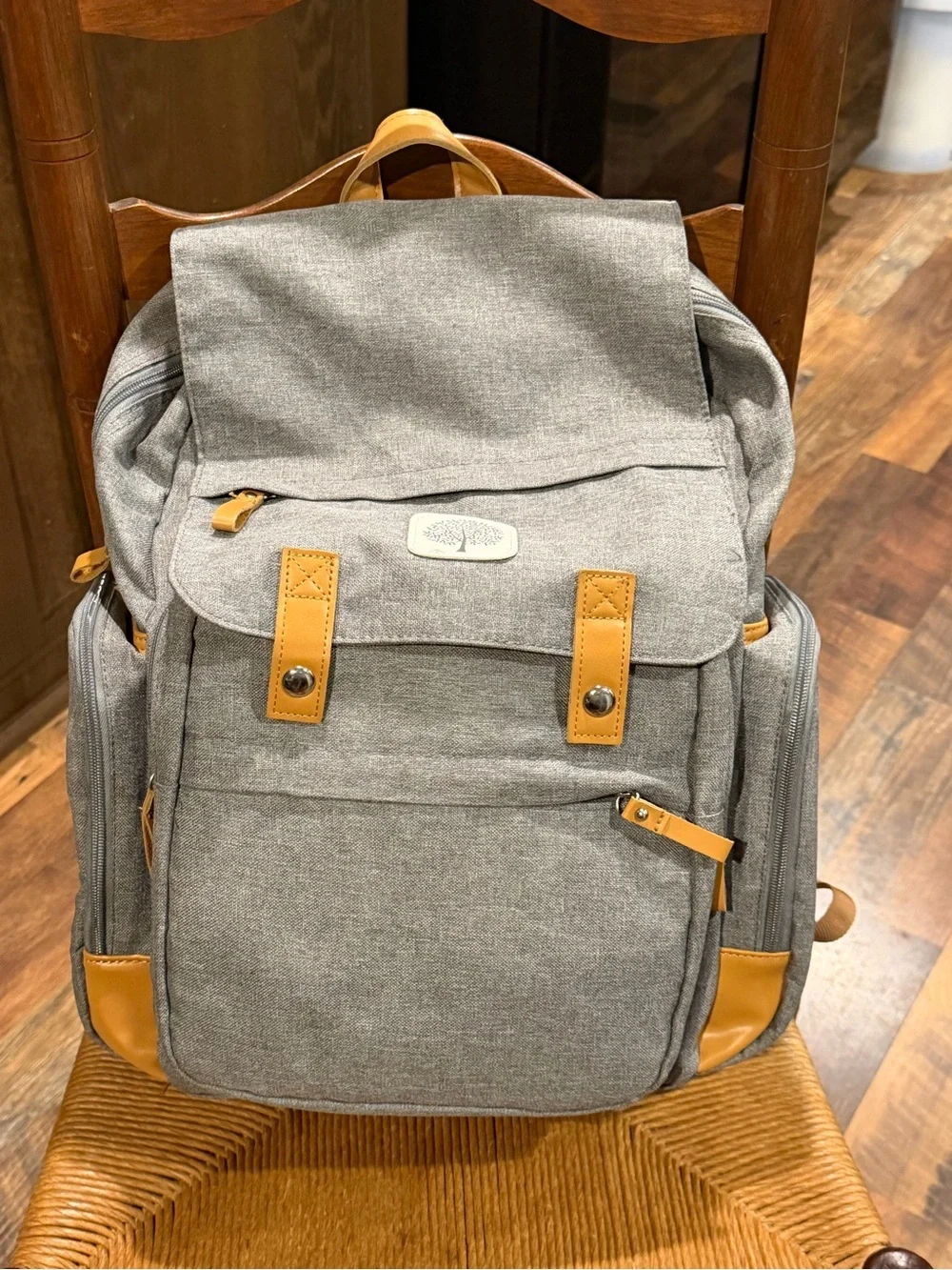 Parker Baby Co. Birch Bag Diaper Backpack with accessories barely used